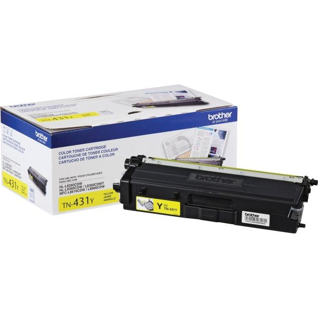 Brother TN431Y Yellow Toner Cartridge