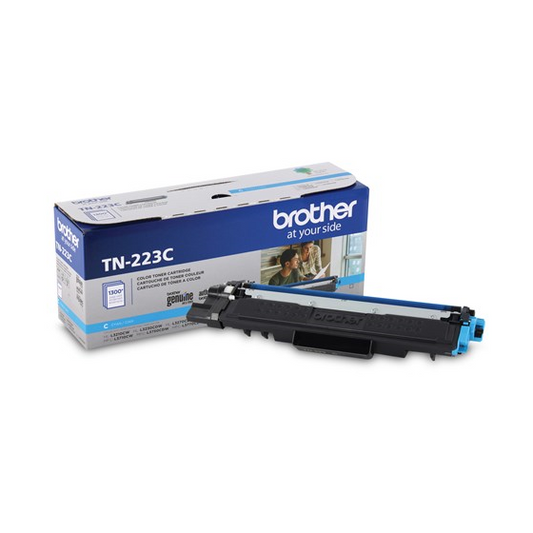 Brother Genuine TN-223C Standard Yield Cyan Toner Cartridge