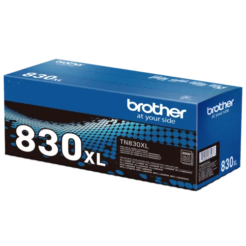 Brother TN830XL Genuine High Yield Black Toner Cartridge