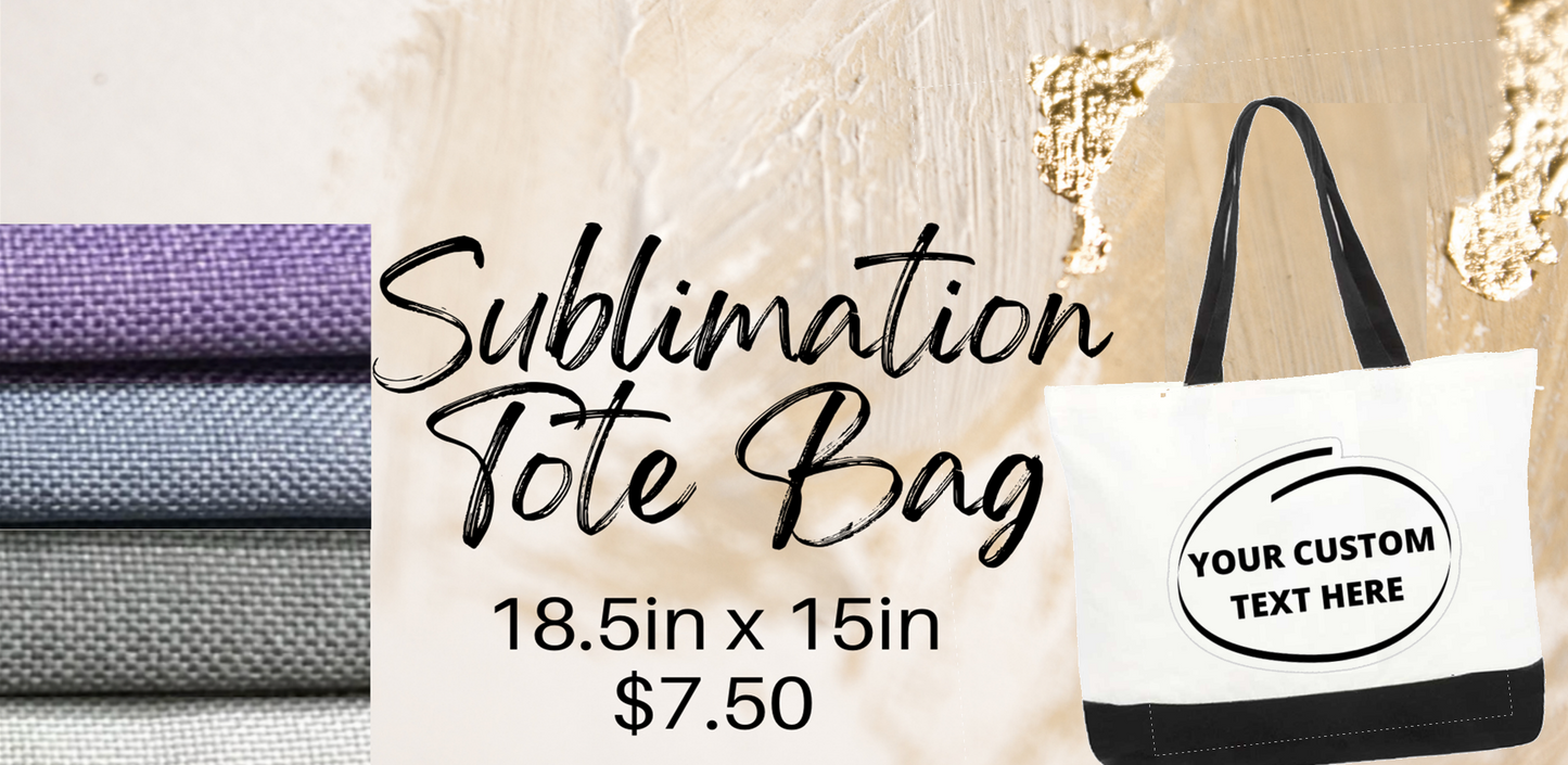 Sublimation Tote bags