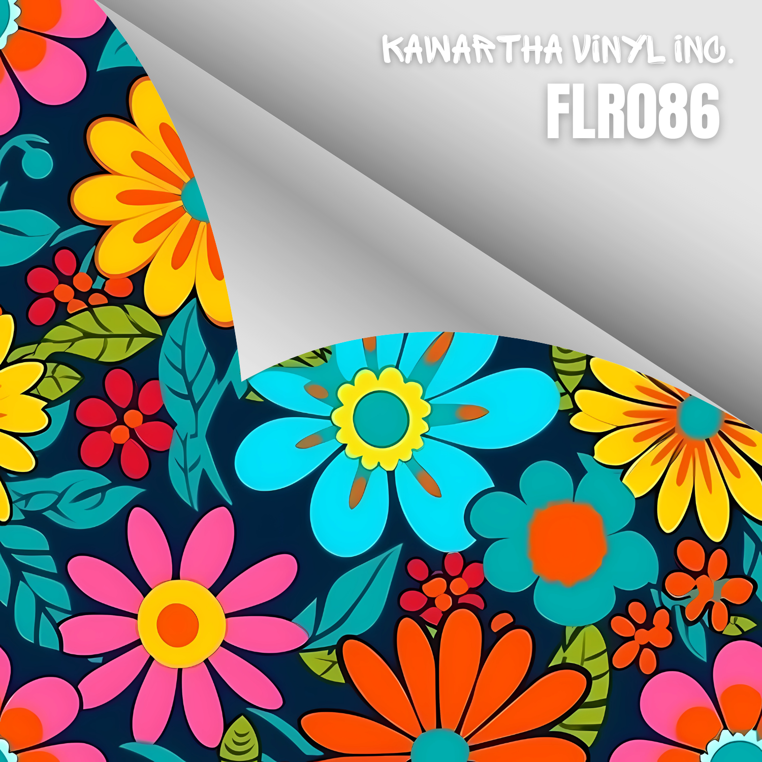 FLR086 Adhesive & HTV Patterns – Kawartha Vinyl Inc.