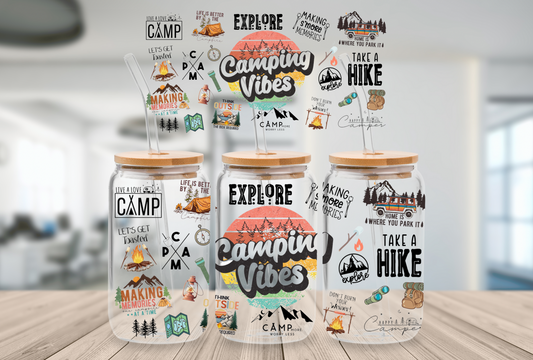 Camping vibes 16oz Digital File