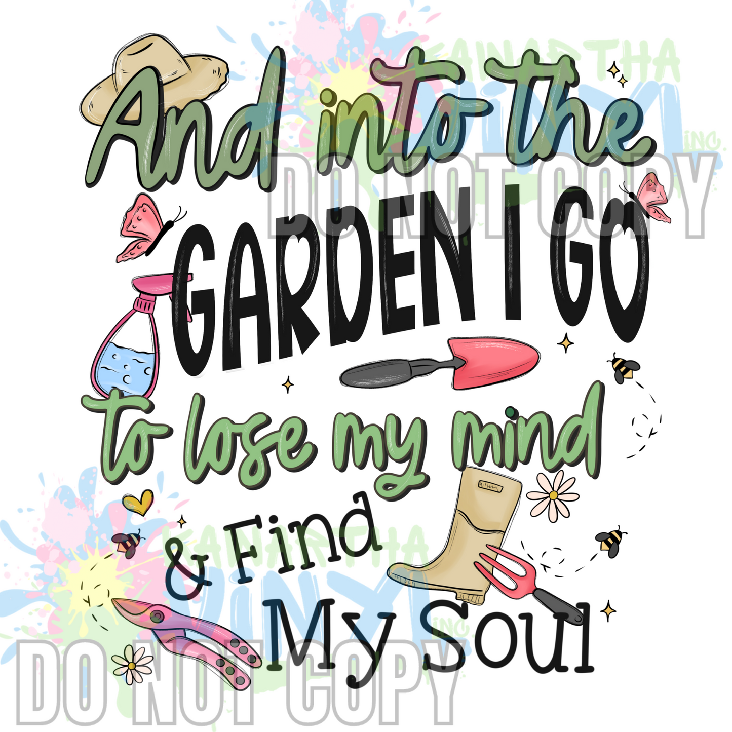 Into the Garden Soul Plants Sublimation Print