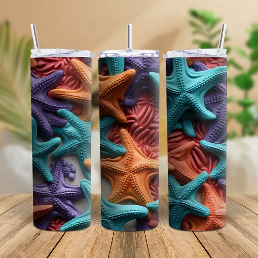3D0077 Sublimation Tumbler Print