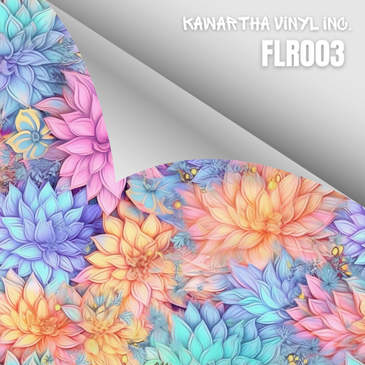 FLR003 Adhesive & HTV Patterns