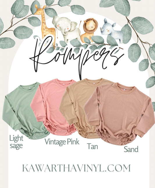 Sublimation Infant Romper Sweatshirts