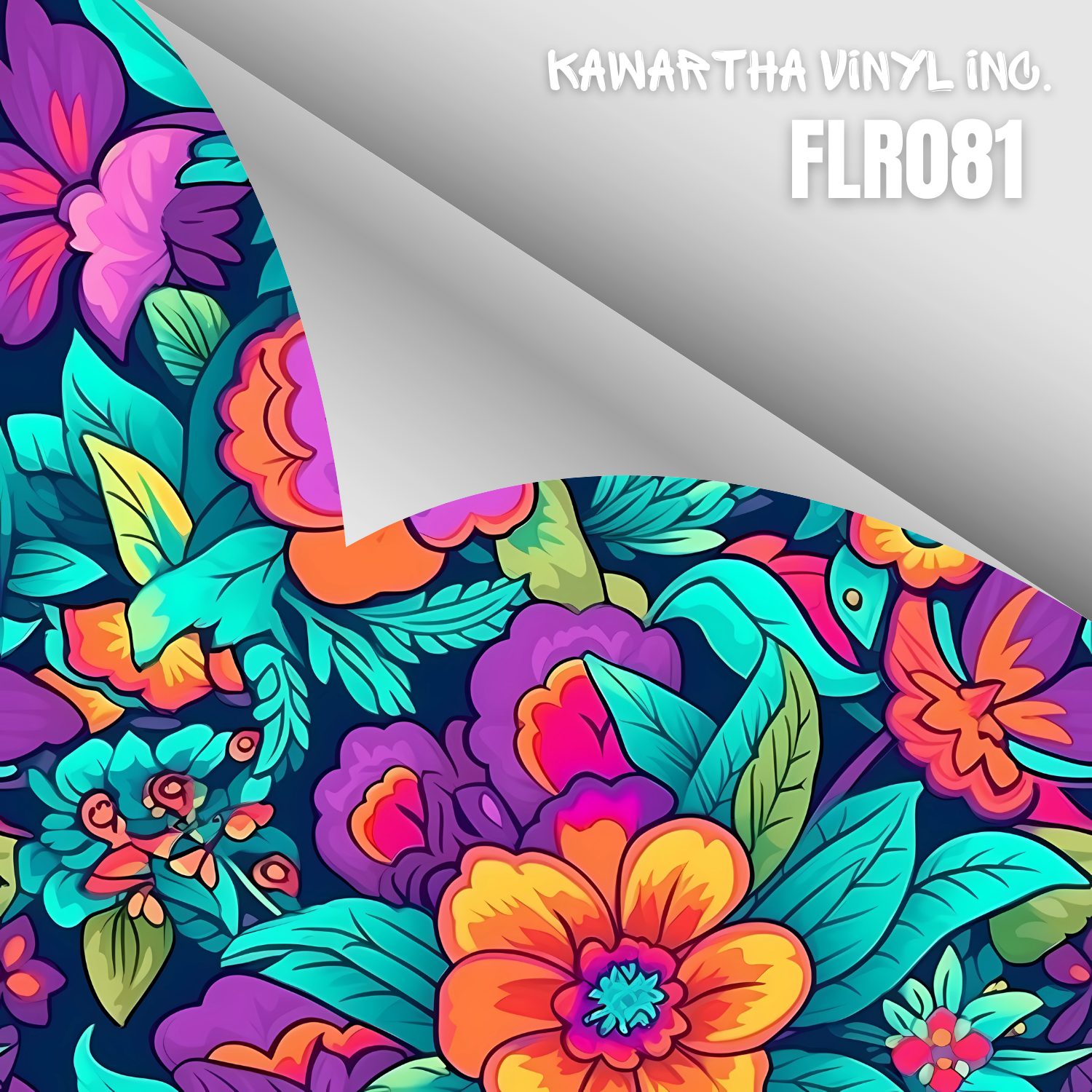 FLR081 Adhesive & HTV Patterns – Kawartha Vinyl Inc.
