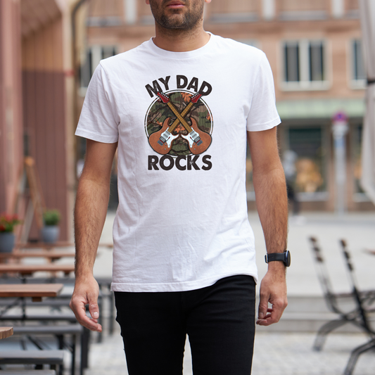 My Dad Rocks Sublimation Print
