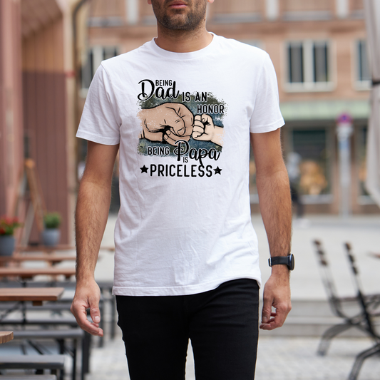 Papa Priceless Sublimation Print