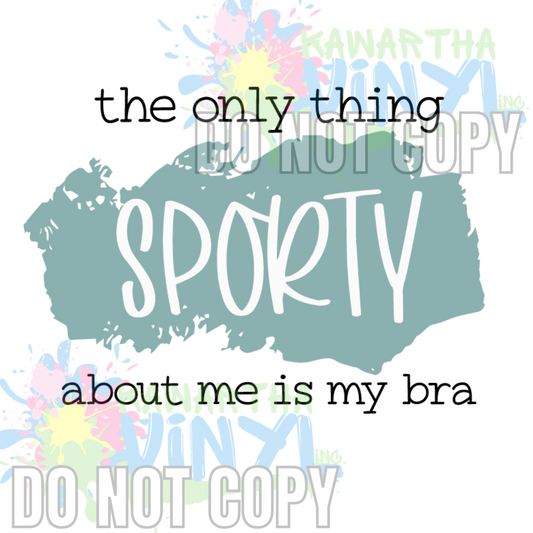 Sporty Bra Sublimation Print