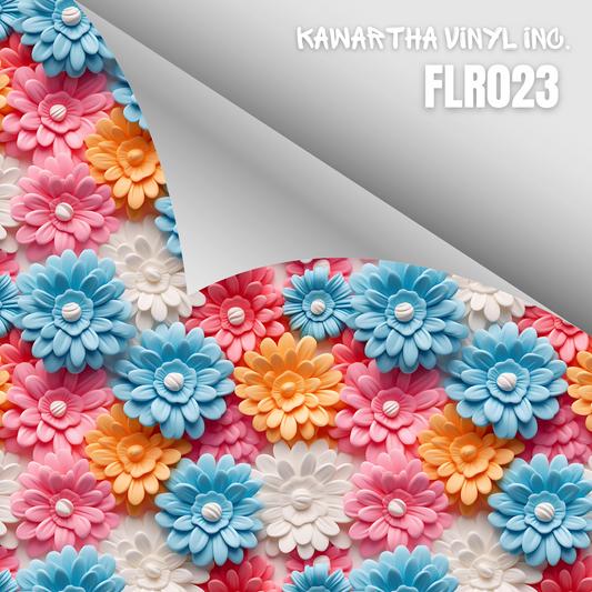FLR023 Adhesive & HTV Patterns