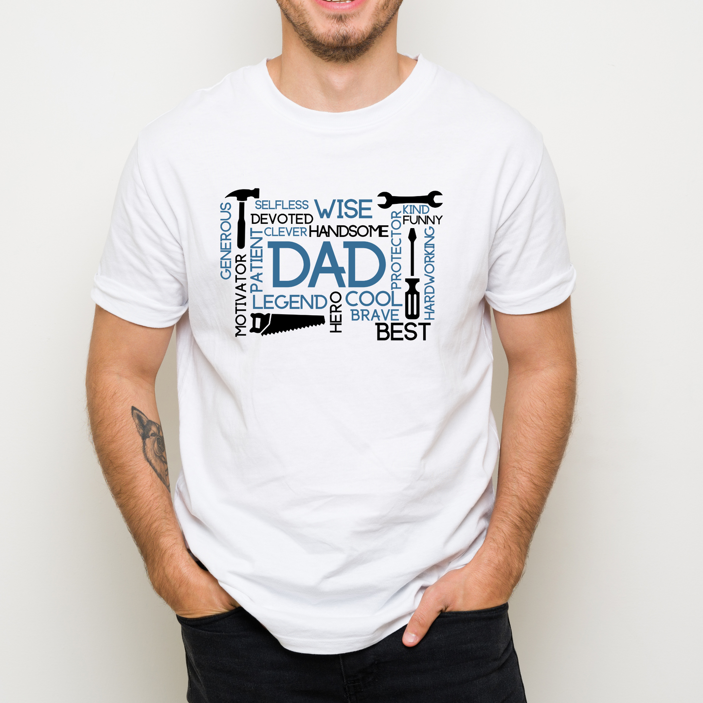 Dad Collage Sublimation Print