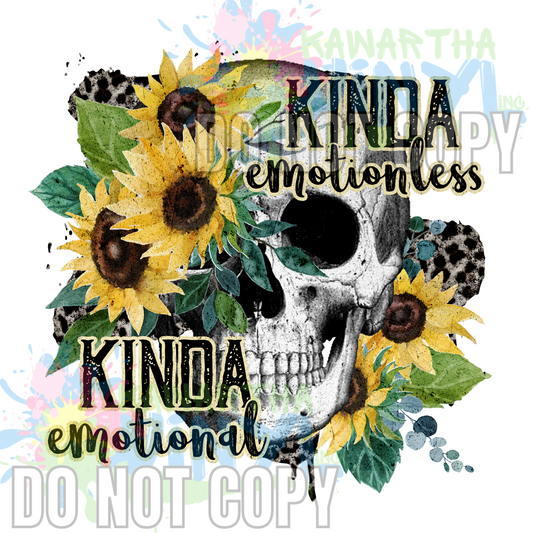 Emotionless Emotional Sublimation Print
