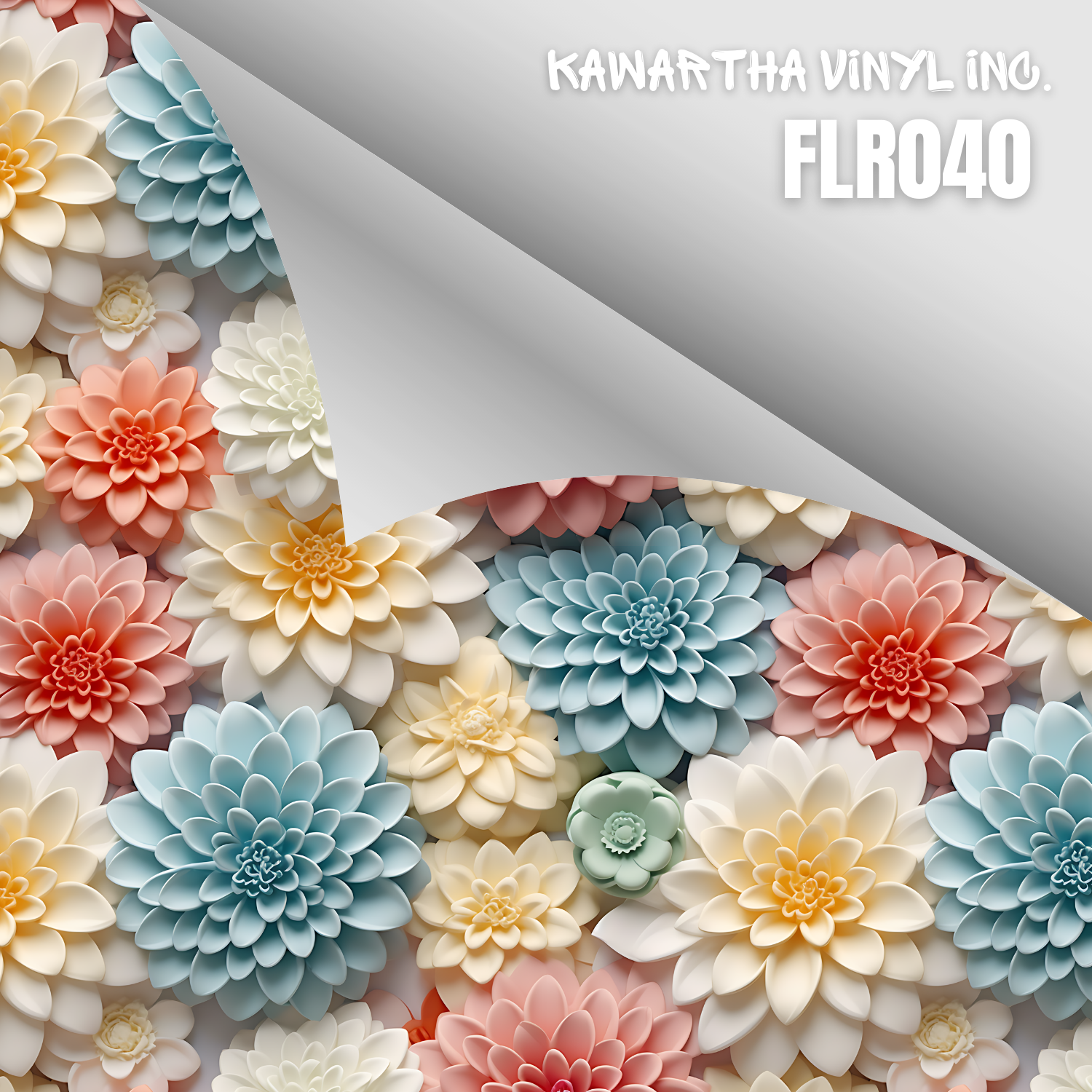 FLR040 Adhesive & HTV Patterns – Kawartha Vinyl Inc.