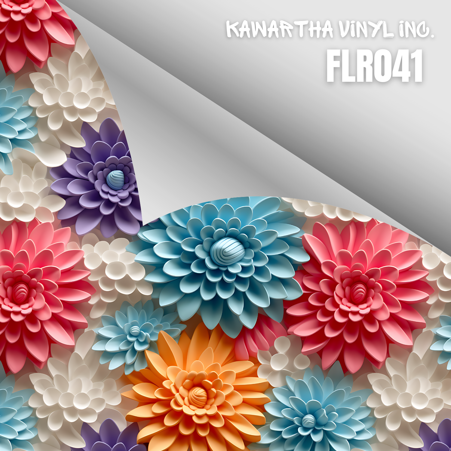 FLR041 Adhesive & HTV Patterns – Kawartha Vinyl Inc.