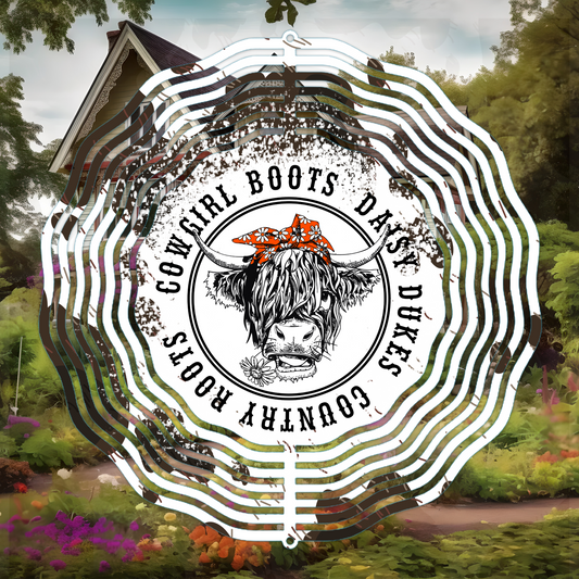 Daisy Dukes Wind Spinner Sublimation Print