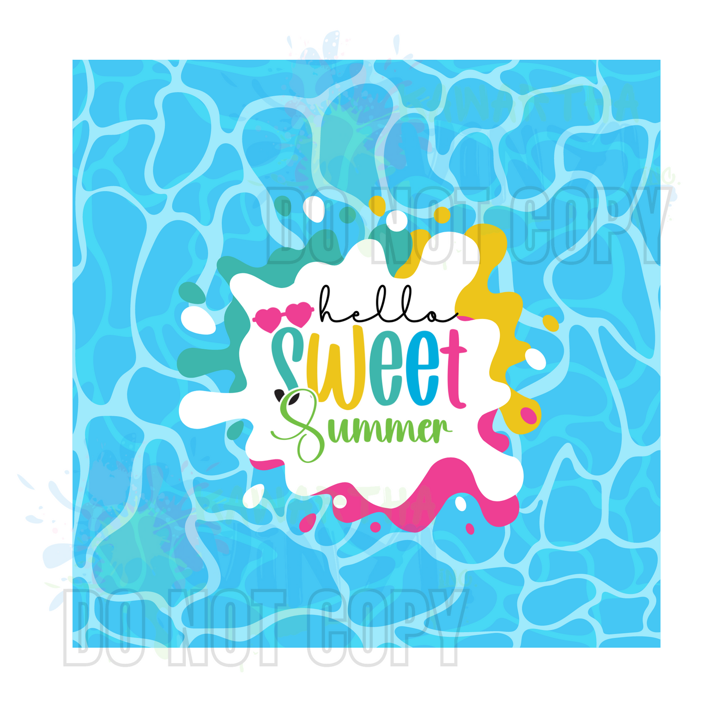 Sweet summer Wind Spinner Sublimation Print