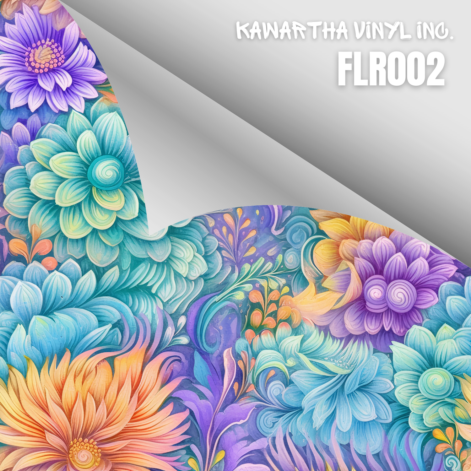 FLR002 Adhesive & HTV Patterns – Kawartha Vinyl Inc.