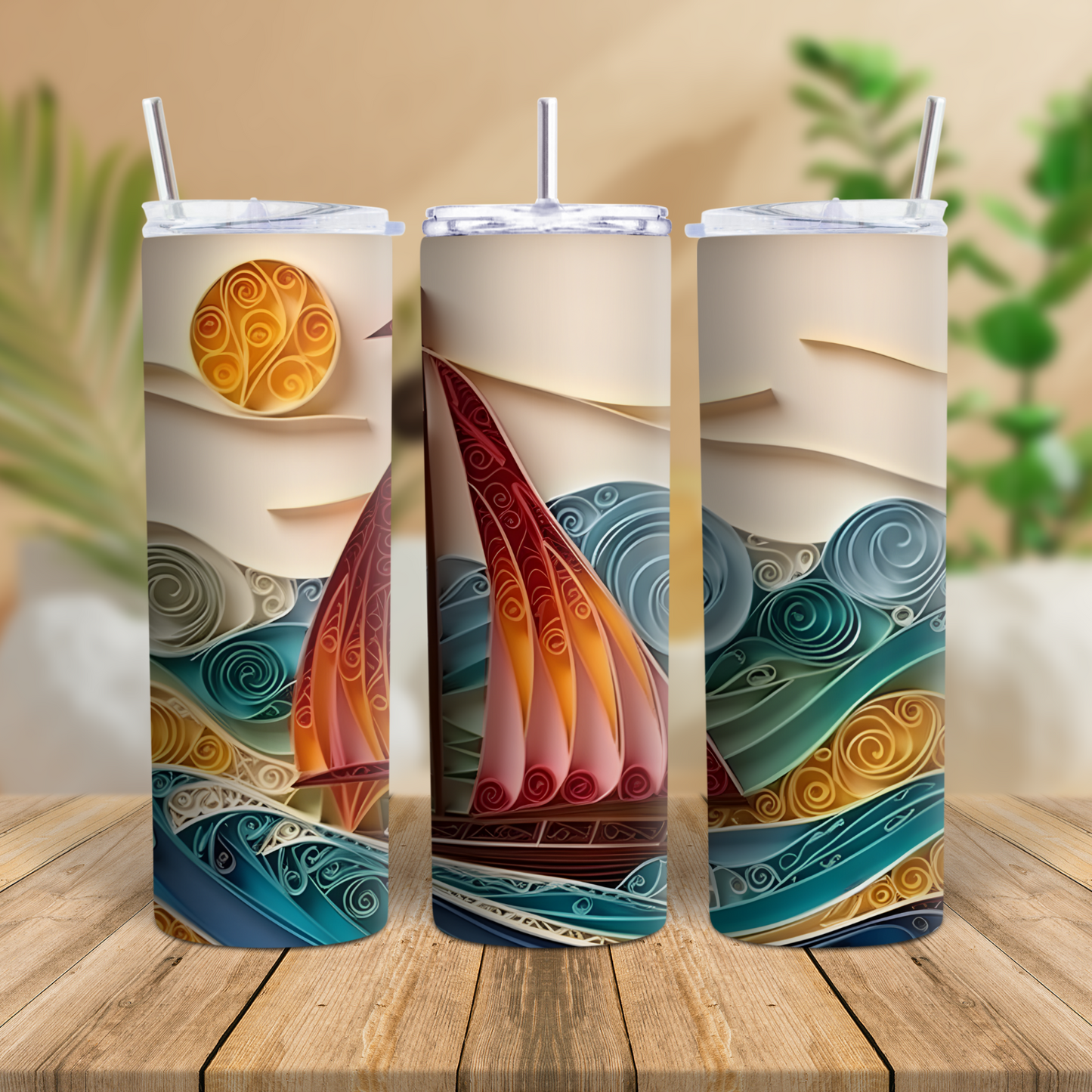 3D0051 Sublimation Tumbler Print