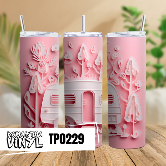 TP229 Tumbler Wraps & Transfers