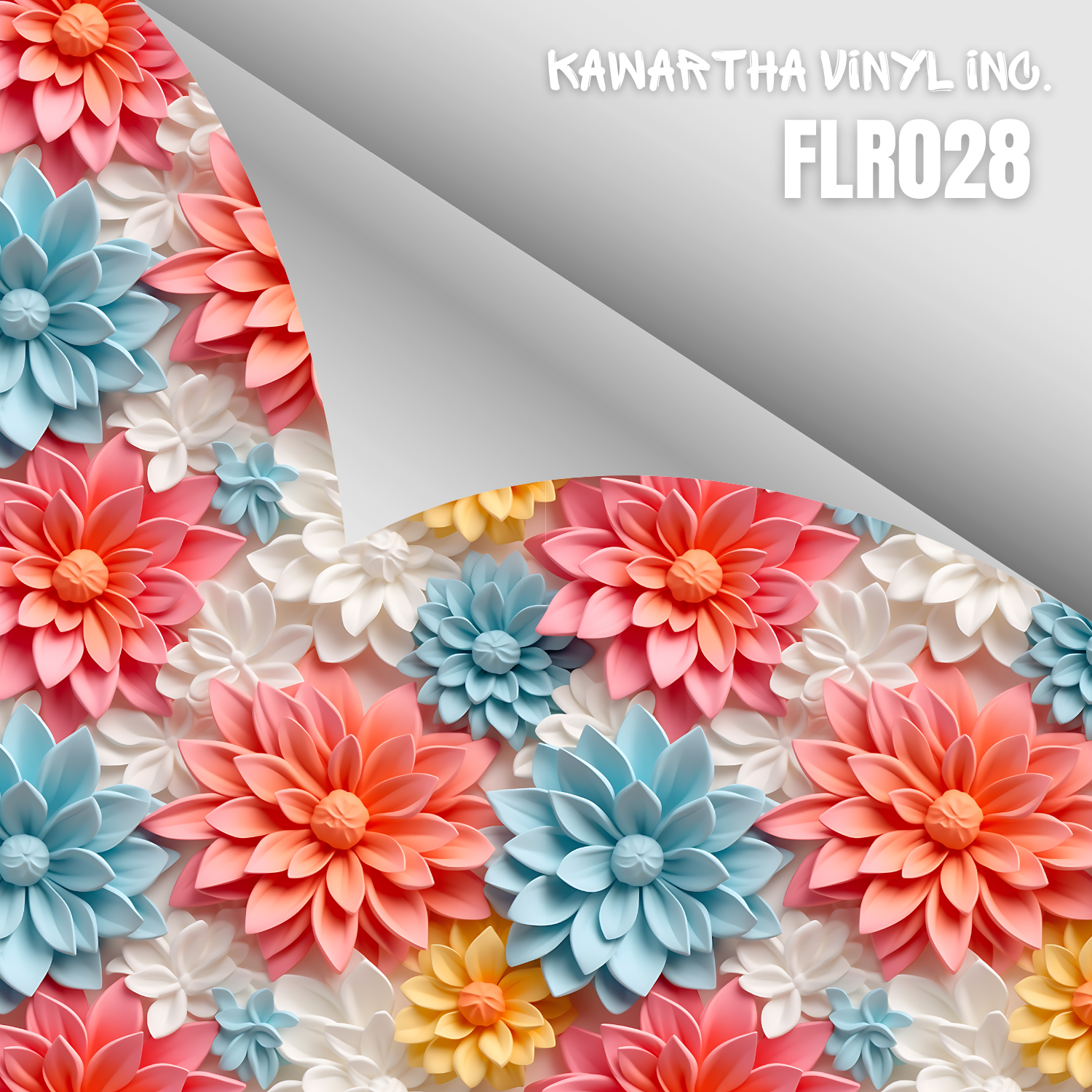 FLR028 Adhesive & HTV Patterns – Kawartha Vinyl Inc.
