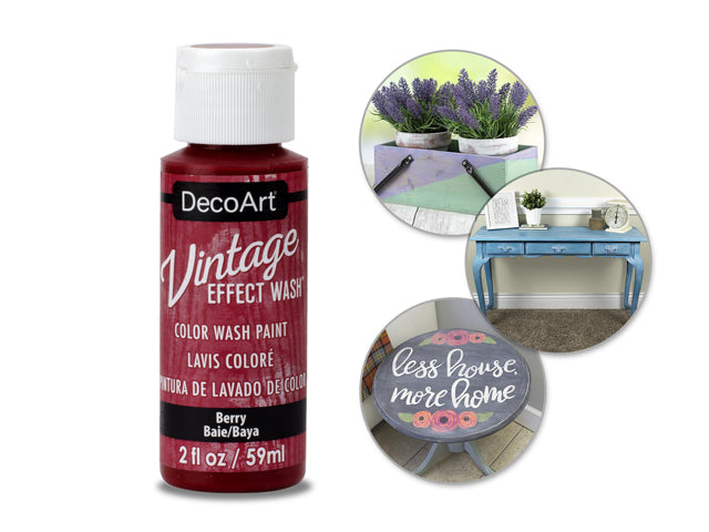 Decoart Paint: 2oz Vintage Effect Wash