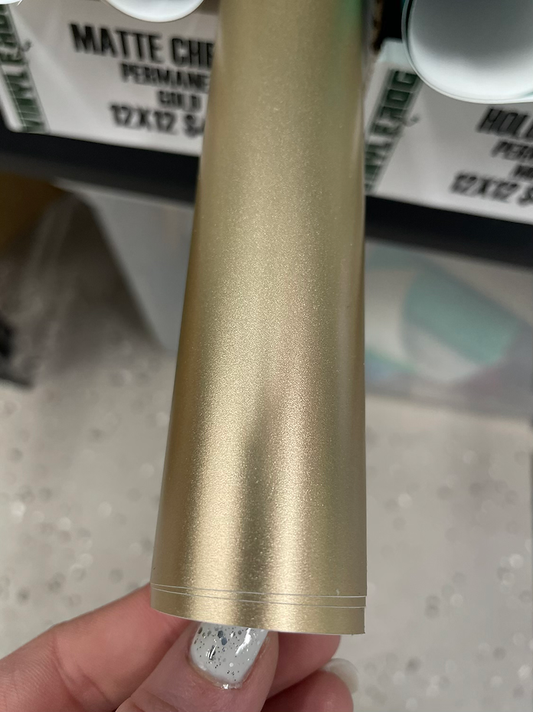 Matte Chrome Adhesive Permanent Vinyl