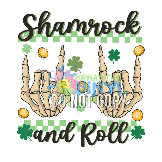 Shamrock and Roll Sublimation Print