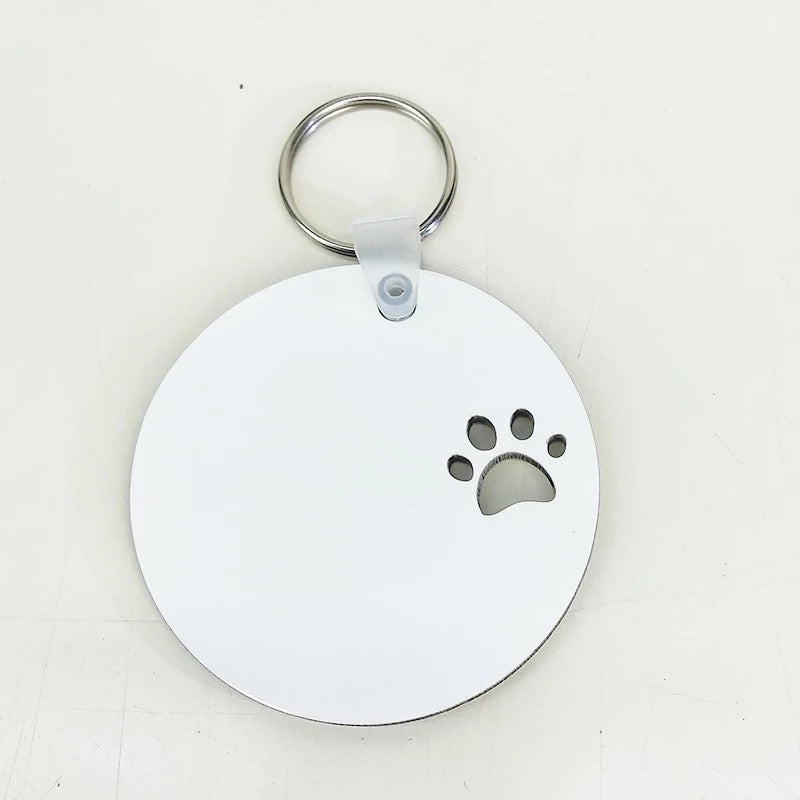 Mdf Pet Keychain