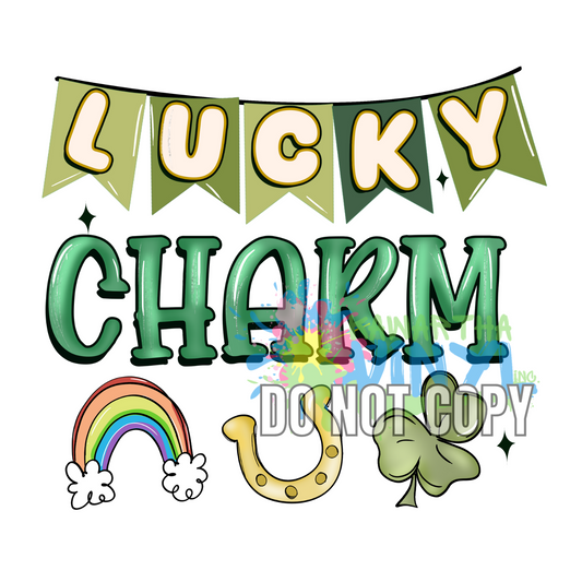 Lucky Charm Horseshoe Sublimation Print