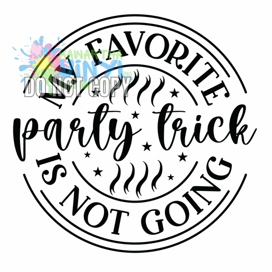 Party Trick Sublimation Print