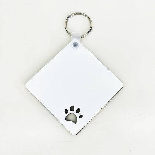 Mdf Pet Keychain