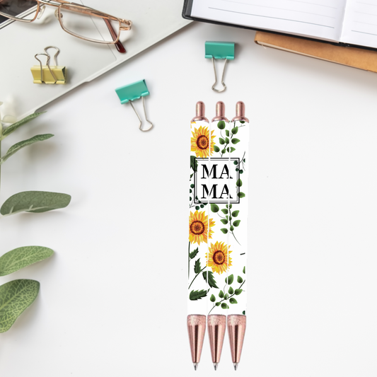 Mama Sunflower UV DTF PEN Wrap