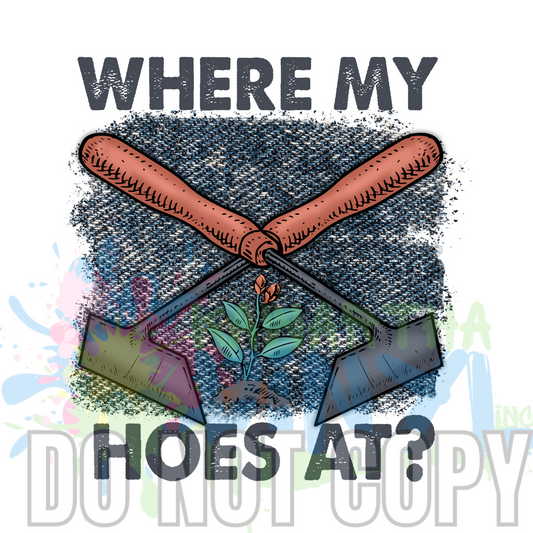 Garden Hoe Sublimation Print