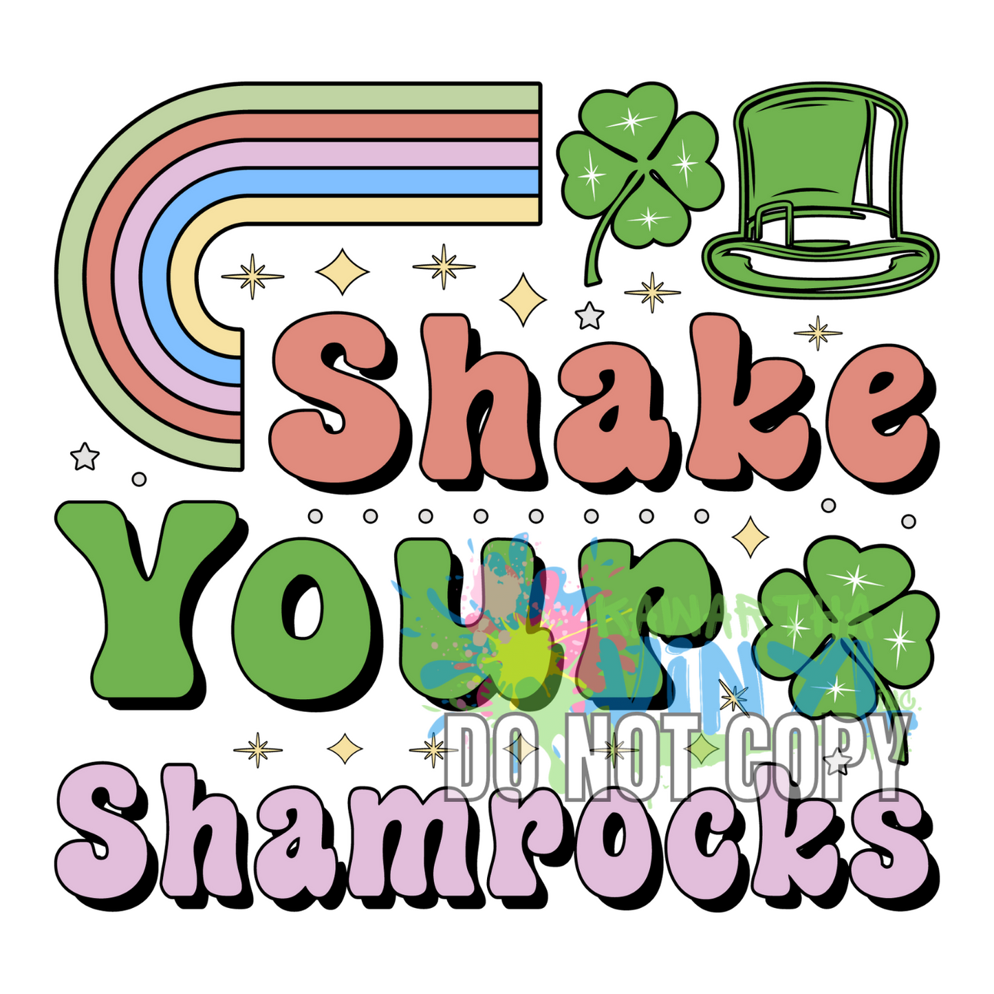 Shake Your Shamrocks Sublimation Print