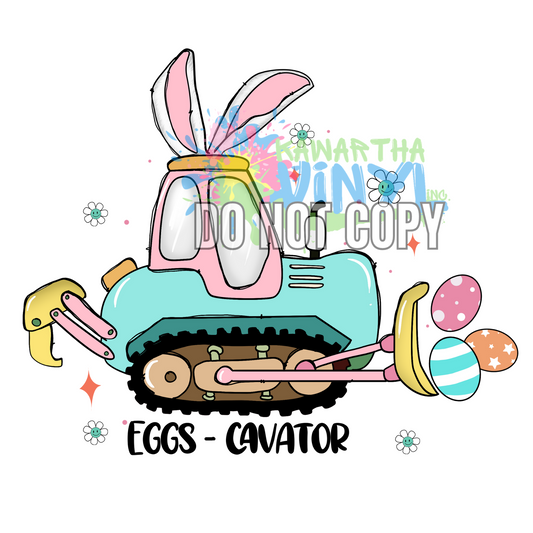 EGGS-CAVATOR Sublimation Print