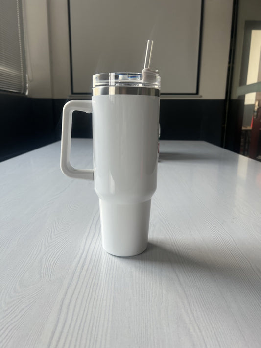 PREORDERSublimation 40oz White Tumbler