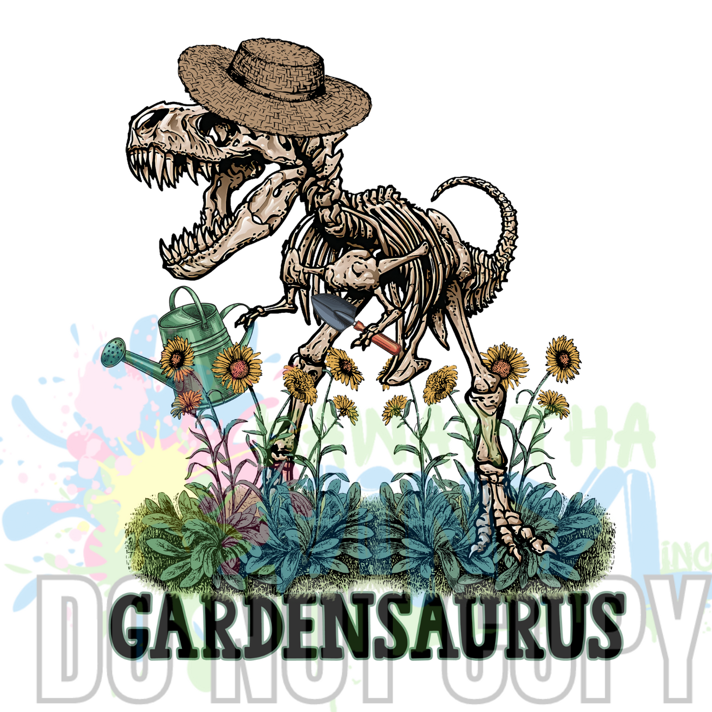 Gardensaurus Sublimation Print