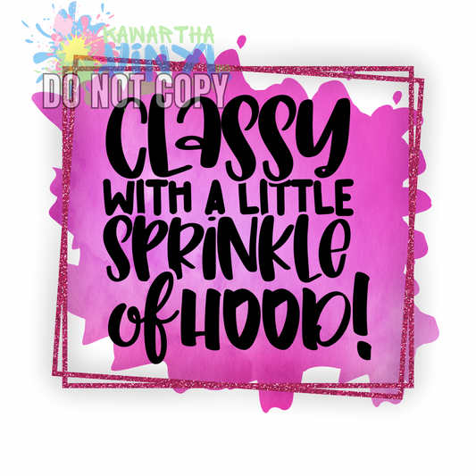 Sprinkle of Hood Sublimation Print