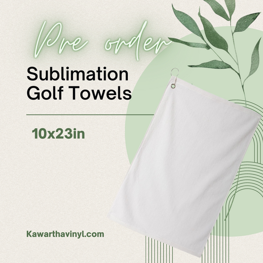 Sublimation Waffle Weave Golf Towel