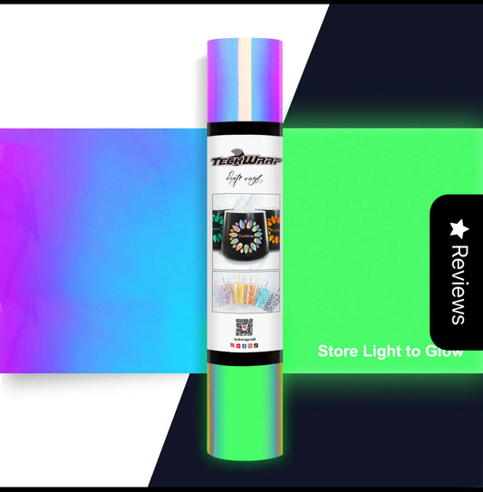 Teckwrap Glow in the Dark Opal Vinyl