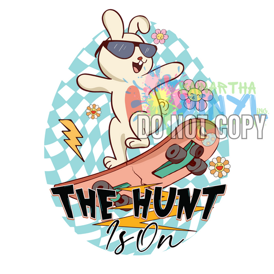 The Hunt Skateboard Sublimation Print