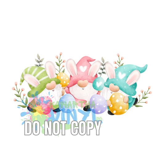 Gnomes Watercolour Sublimation Print