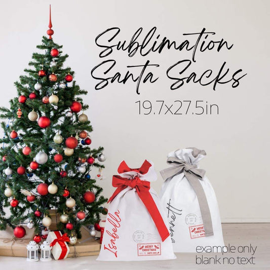 Sublimation Plain Santa Sack
