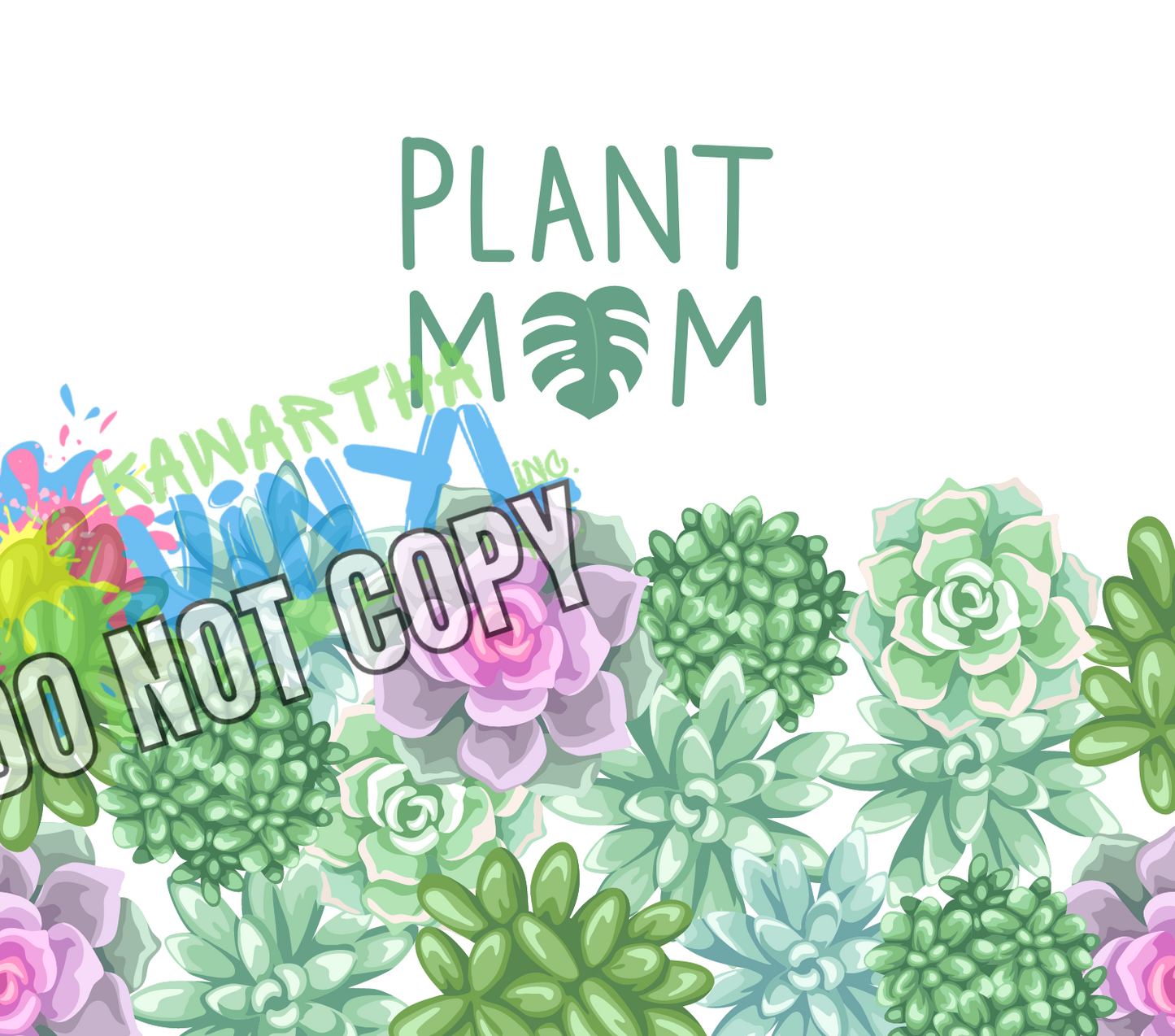 Plant Mom Sublimation Tumbler Print