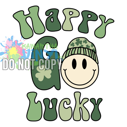 Happy Go Lucky Smiley Sublimation Print