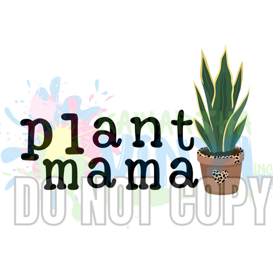 Plant Mama Garden Sublimation Print