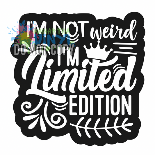 Not Weird Limited Edition Sublimation Print