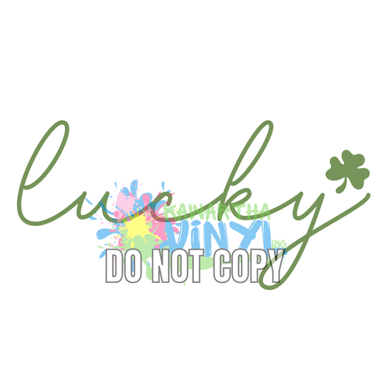 Lucky Sublimation Print