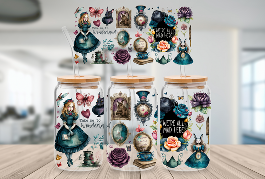 30. Dark Alice UV DTF Cup Wrap